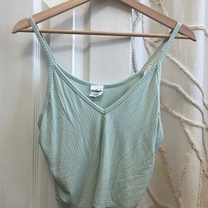 tillys teal cami tank. only worn once.